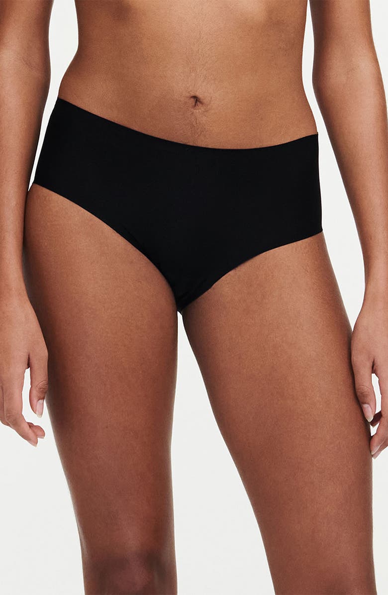 Chantelle Lingerie Soft Stretch Assorted 3-Pack Briefs, Alternate, color, Red/Beige/Black