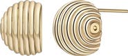 Bony Levy 14K Gold Ridged Stud Earrings