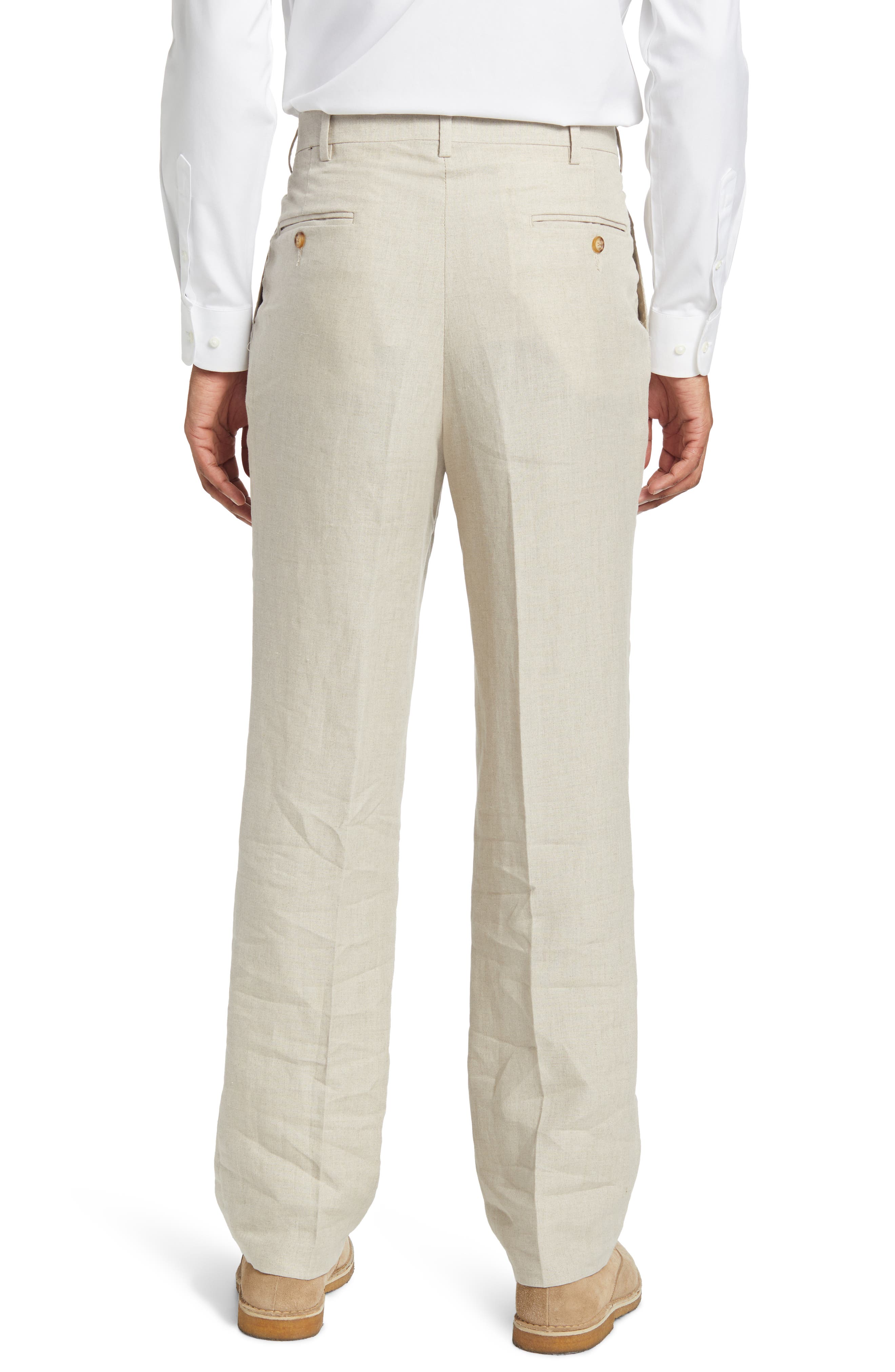Pleat Front Linen Pants - image 4