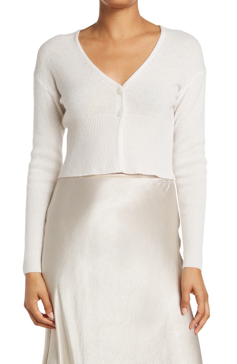 360 CASHMERE Grace V-Neck Sweater, Main, color, 