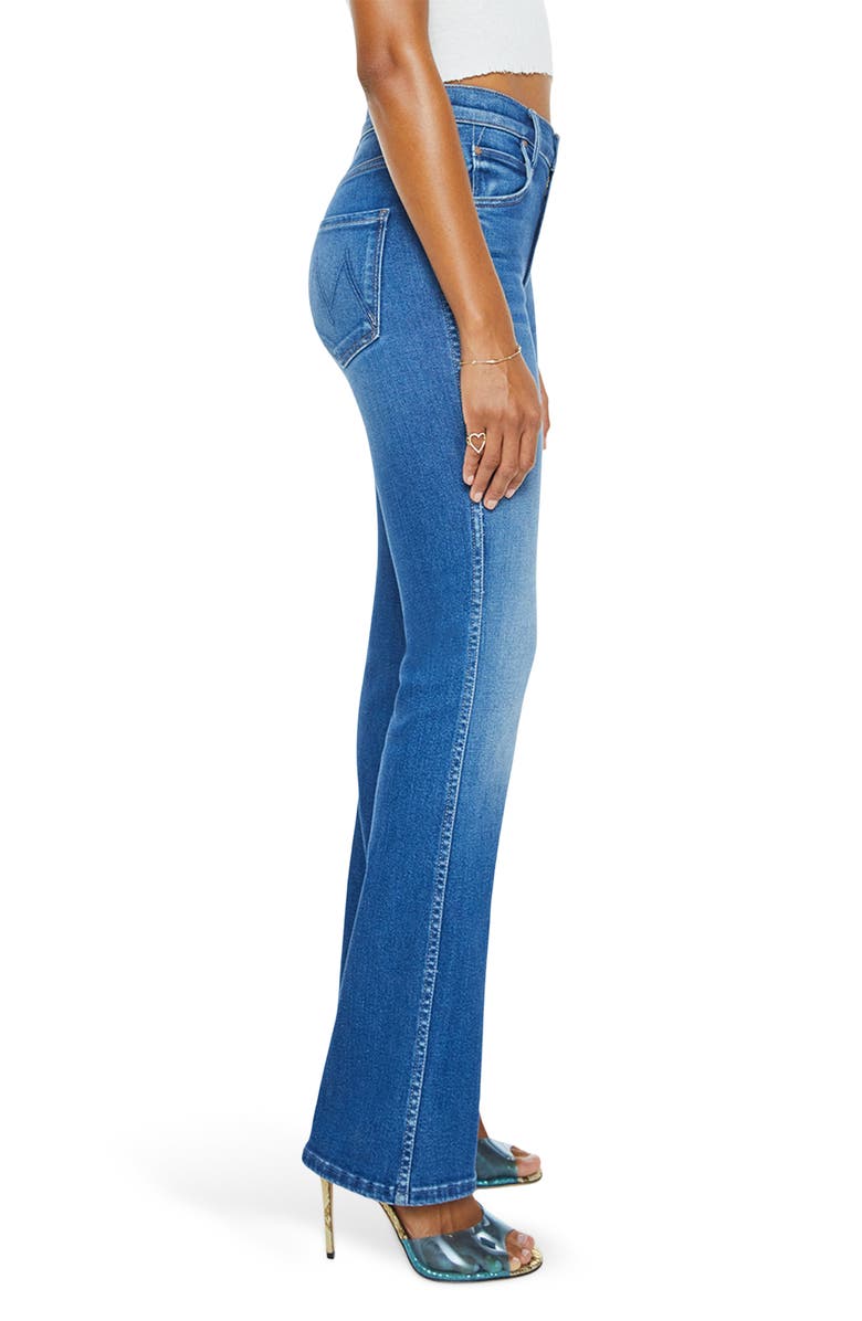 MOTHER Smokin' Double Sneak Straight Leg Jeans, Alternate, color,