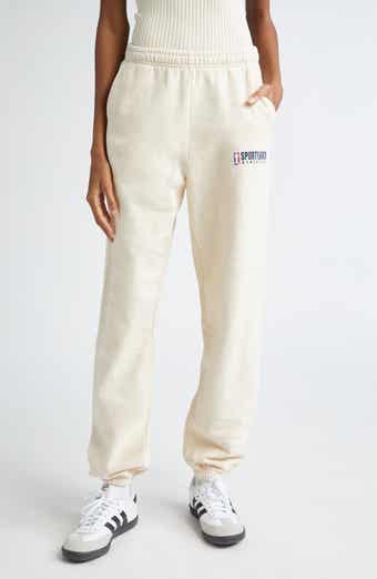 Sporty & Rich Team Logo Cotton Sweatpants