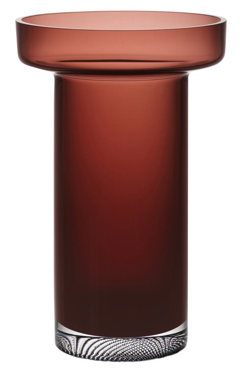 Orrefors Limelight Tall Vase, Main, color, Caramel