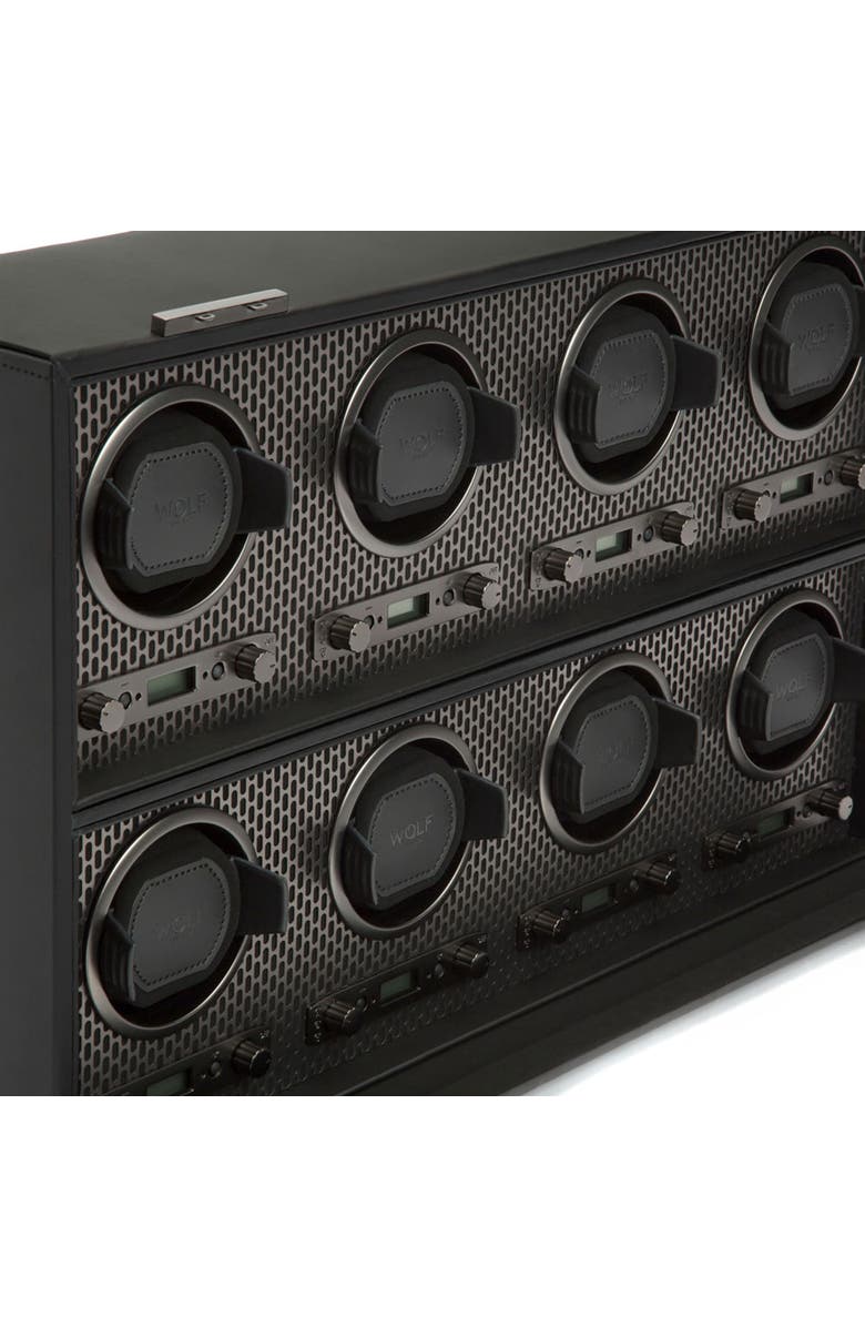 WOLF Axis 8 Piece Watch Winder, Alternate, color, Powder Coat