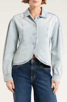 Habitual Crochet Trim Jacket