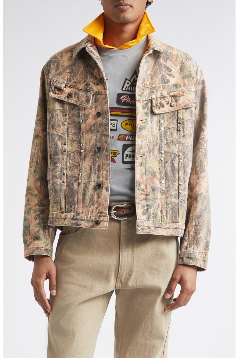 Standard Cotton Stud Jacket, Main, color, REALTREE CAMO