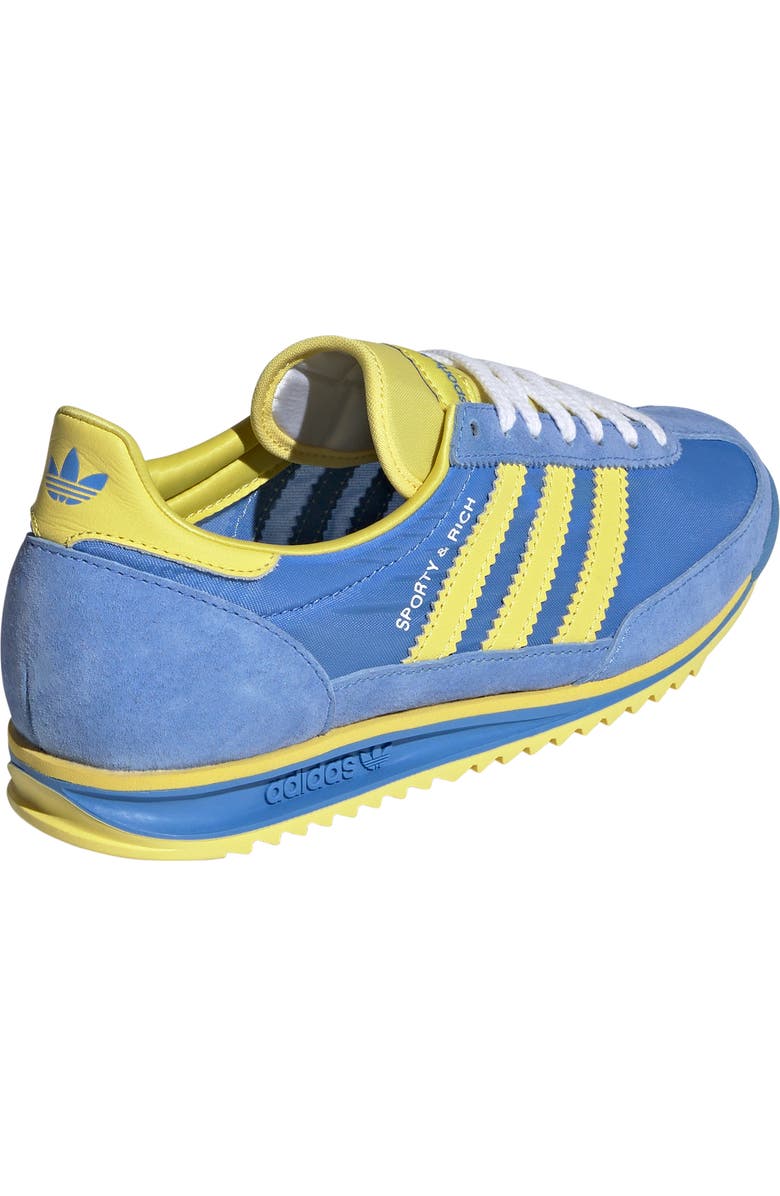 adidas x Sporty & Rich SL 72 Sneaker, Alternate, color, Reablu/ Lgtyel/ Ftwwht