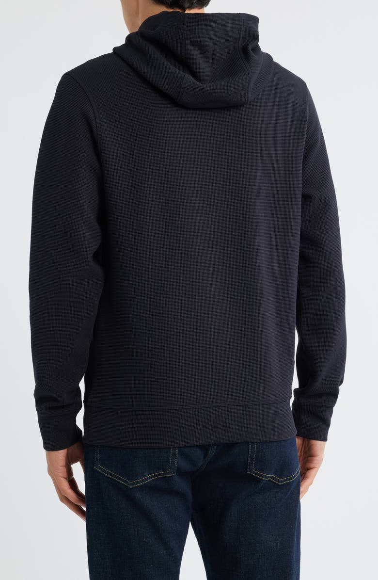 Emporio Armani Waffle Stitch Hoodie, Alternate, color, 