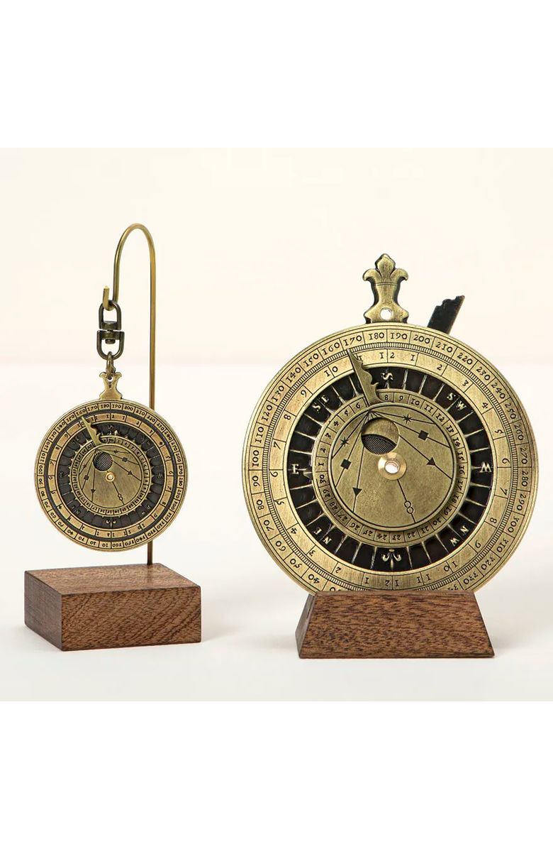 Uncommon Goods Desktop Celestial Tide Dial by Hemisferium. Instrumentos Cientificos Antiguos, S. L, Alternate, color, Gold