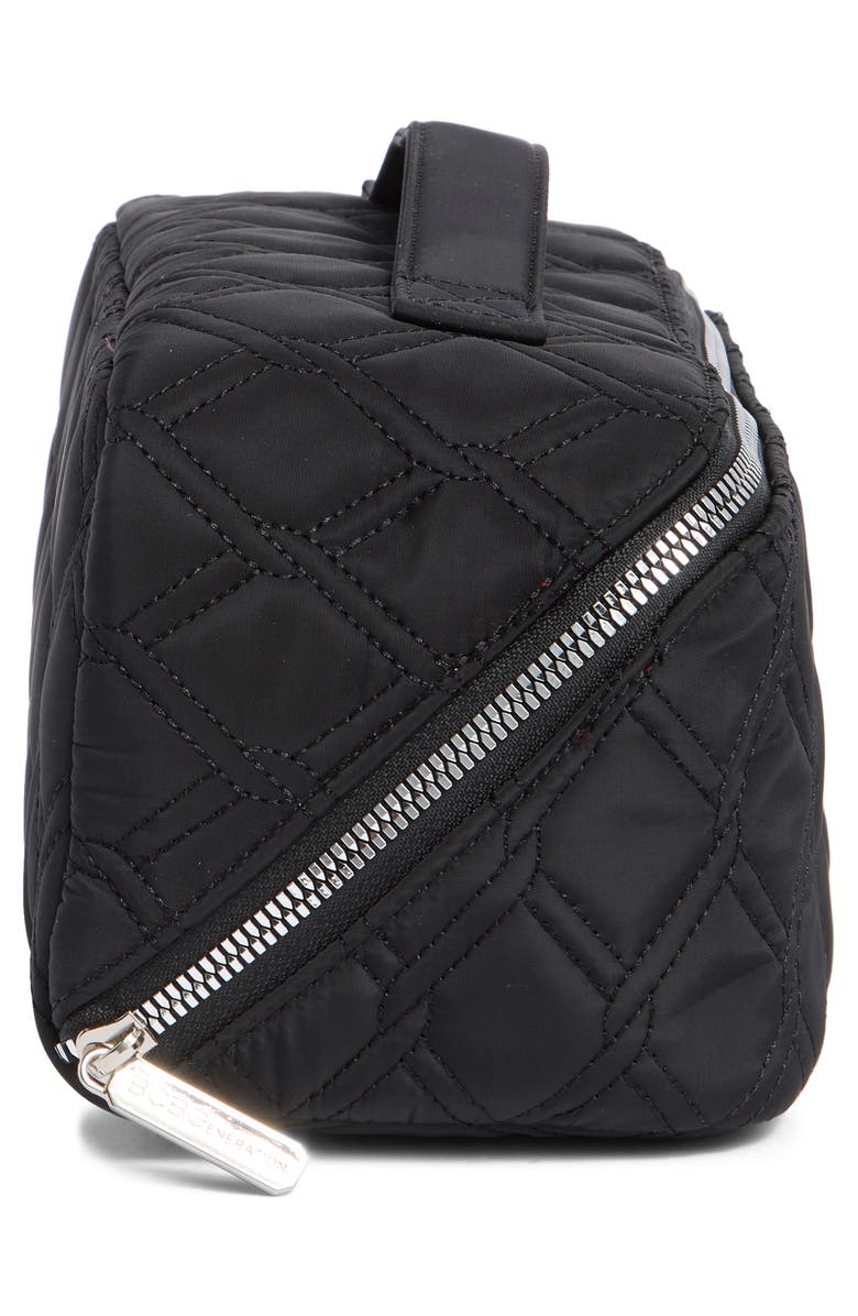 BCBG Quilt Fold Out Zip Case, Alternate, color, 