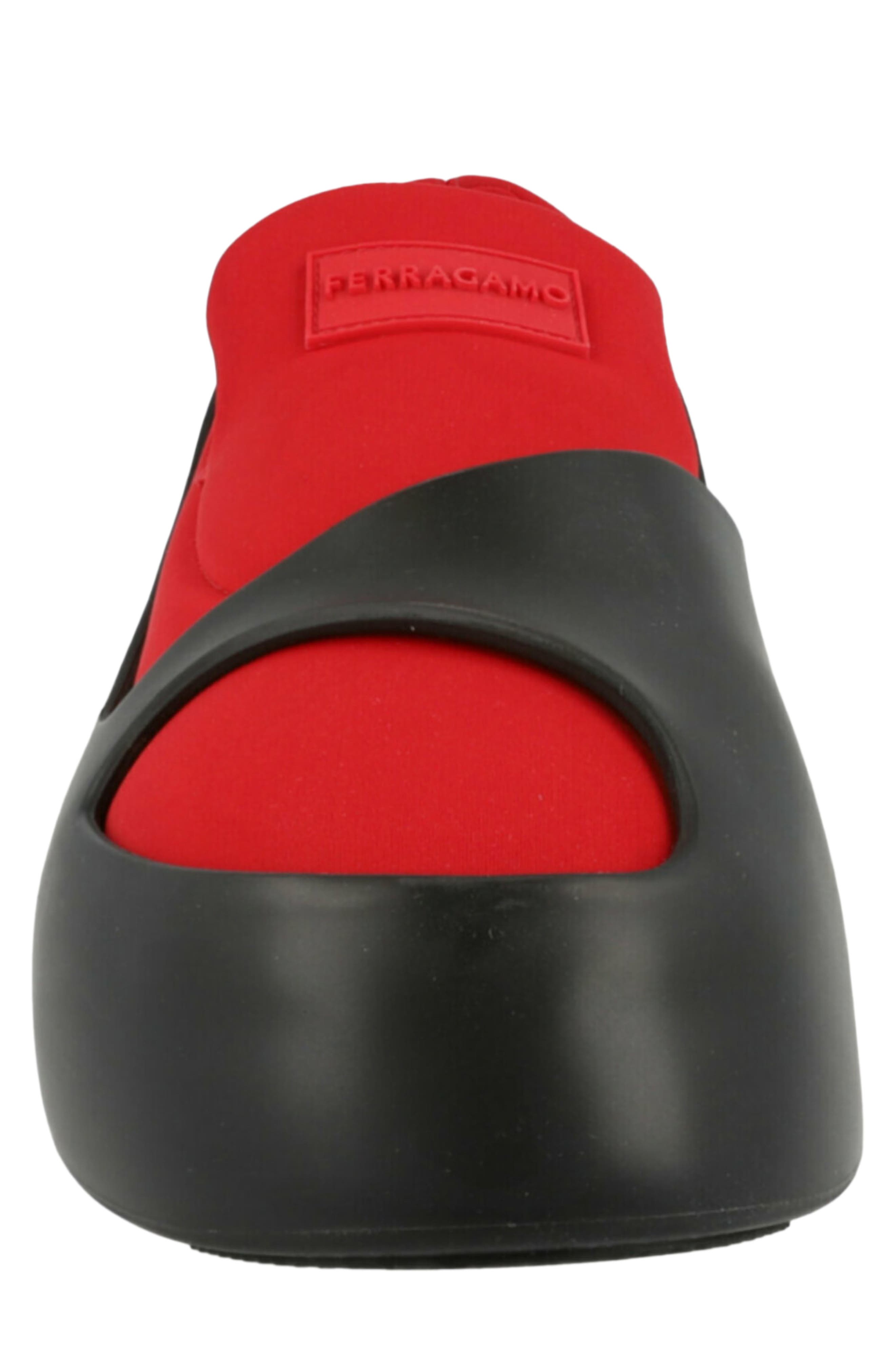 Lunar Paneled Slip On Sneaker, Alternate, color, RED