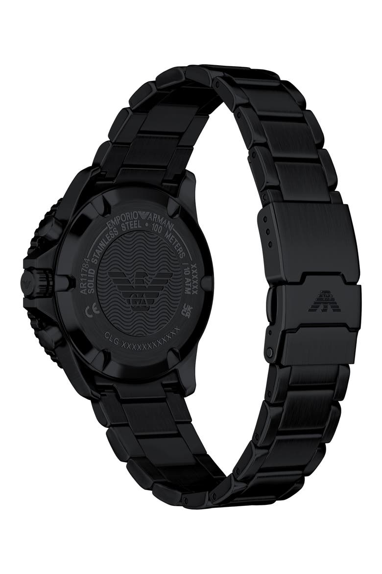 World Explorer Solar Chronograph Bracelet Watch, 43.5mm, Alternate, color, BLACK