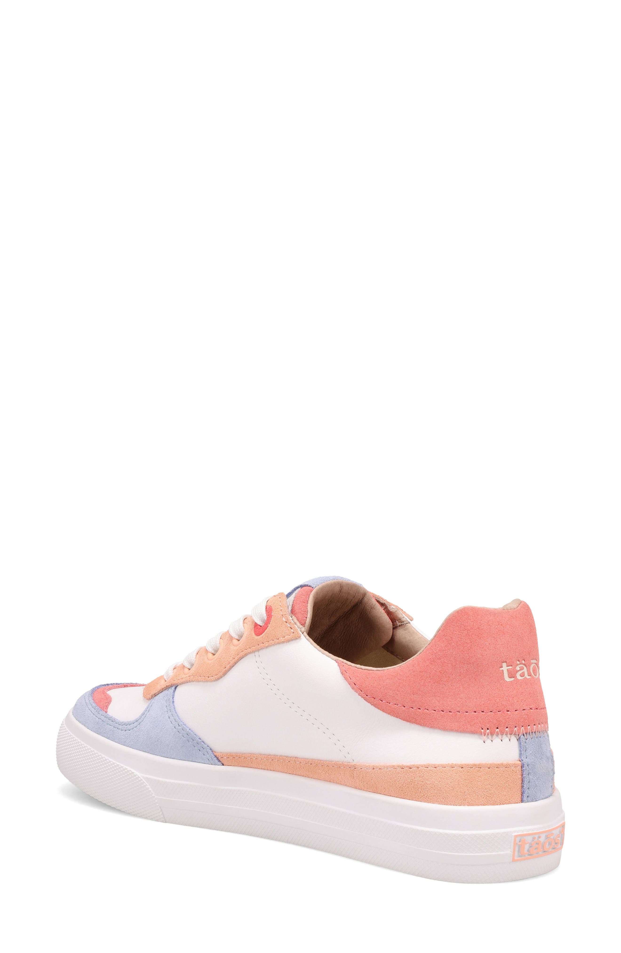 Pop Soul Sneaker, Alternate, color, PEACH/ CORAL MULTI
