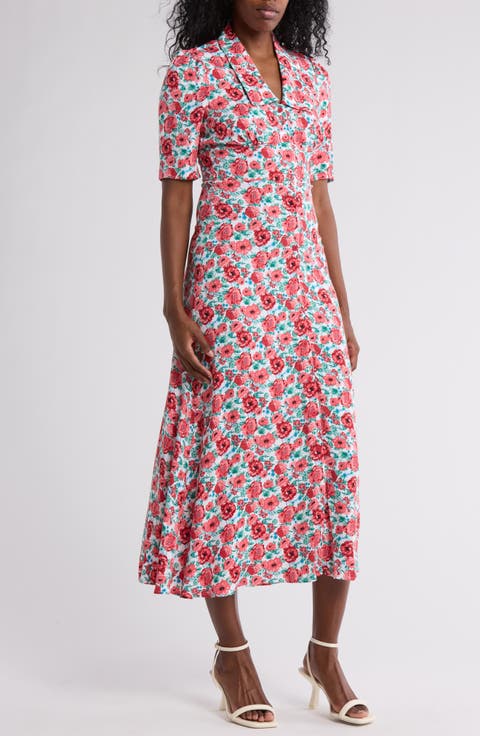 Isla Crepe Midi Dress