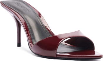 Sandales Plates Pointues Schutz Noires - Taille 7 US (6 US) - Neuf Avec Emballage (NIB) - Cuir - Prix Neuf 79€