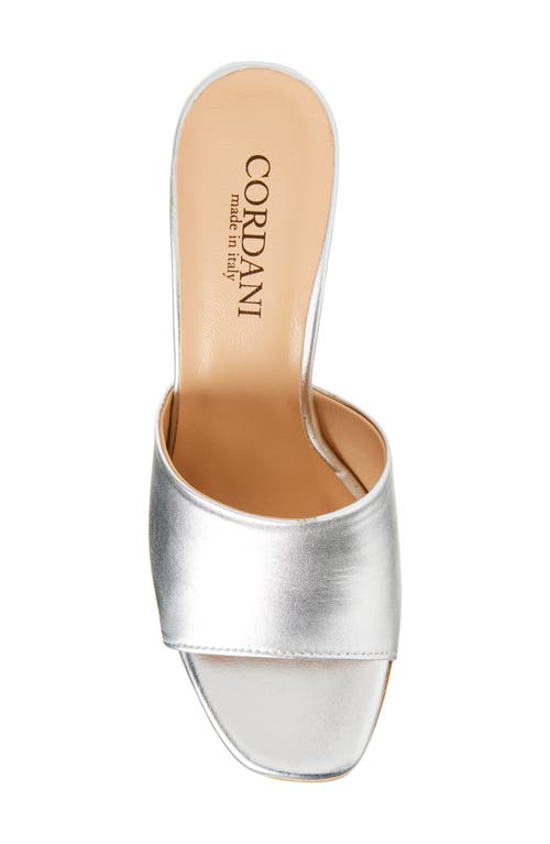Cordani Irina Slide Sandal In Argento