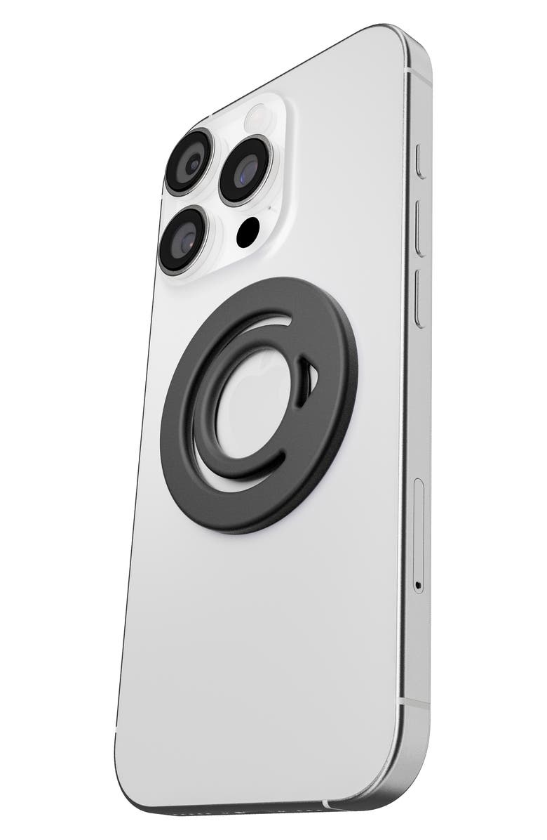 Moxyo Silicone MagSafe Finger Grip Holder, Alternate, color, Black