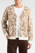 Wax London Alban Floral Jacquard Cardigan