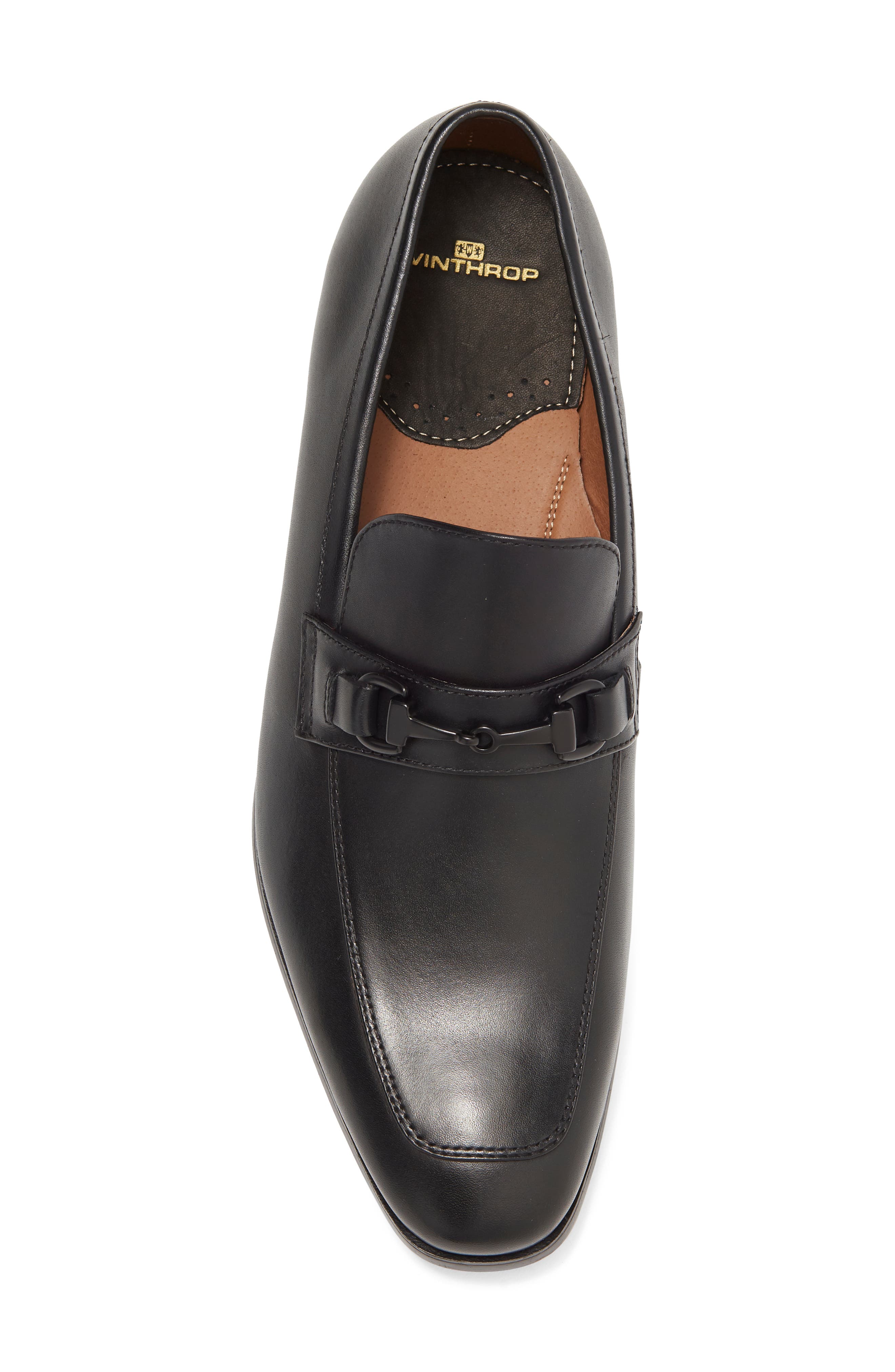 WINTHROP Sherman Bit Strap Loafer, Alternate, color, Black