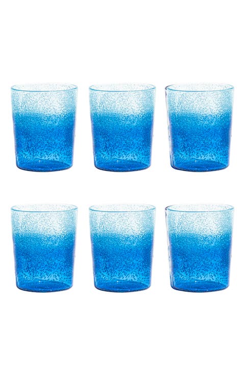 Oceanic Ombré Set of Six 12.4-Ounce Tumblers