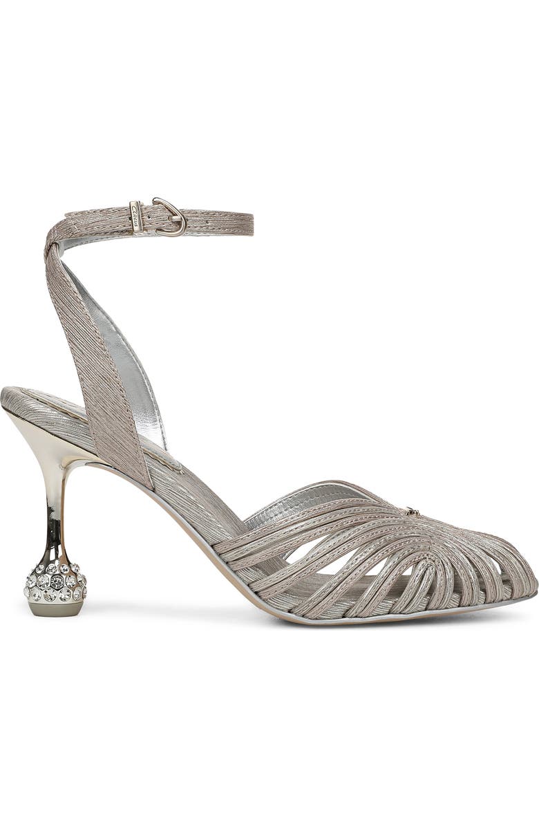 Circus NY by Sam Edelman Giana Ankle Strap Pump, Alternate, color, Champagne Silver Multi