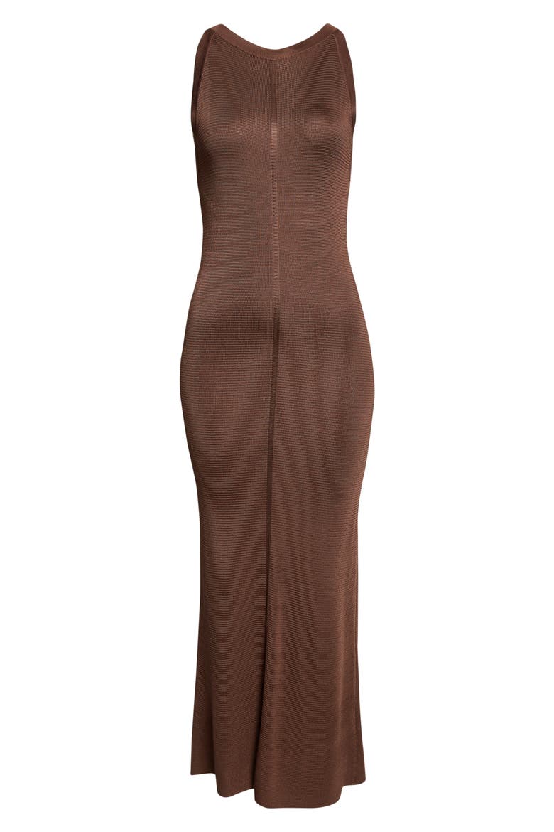 Pablo Sleeveless Maxi Dress, Alternate, color, BROWN