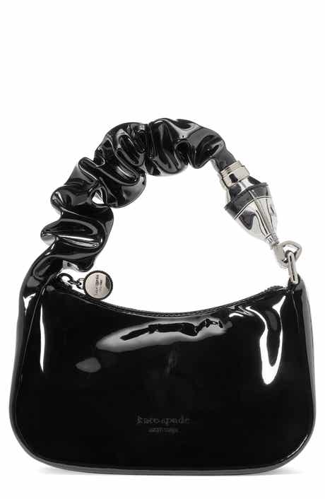 squeeze patent leather mini bag
