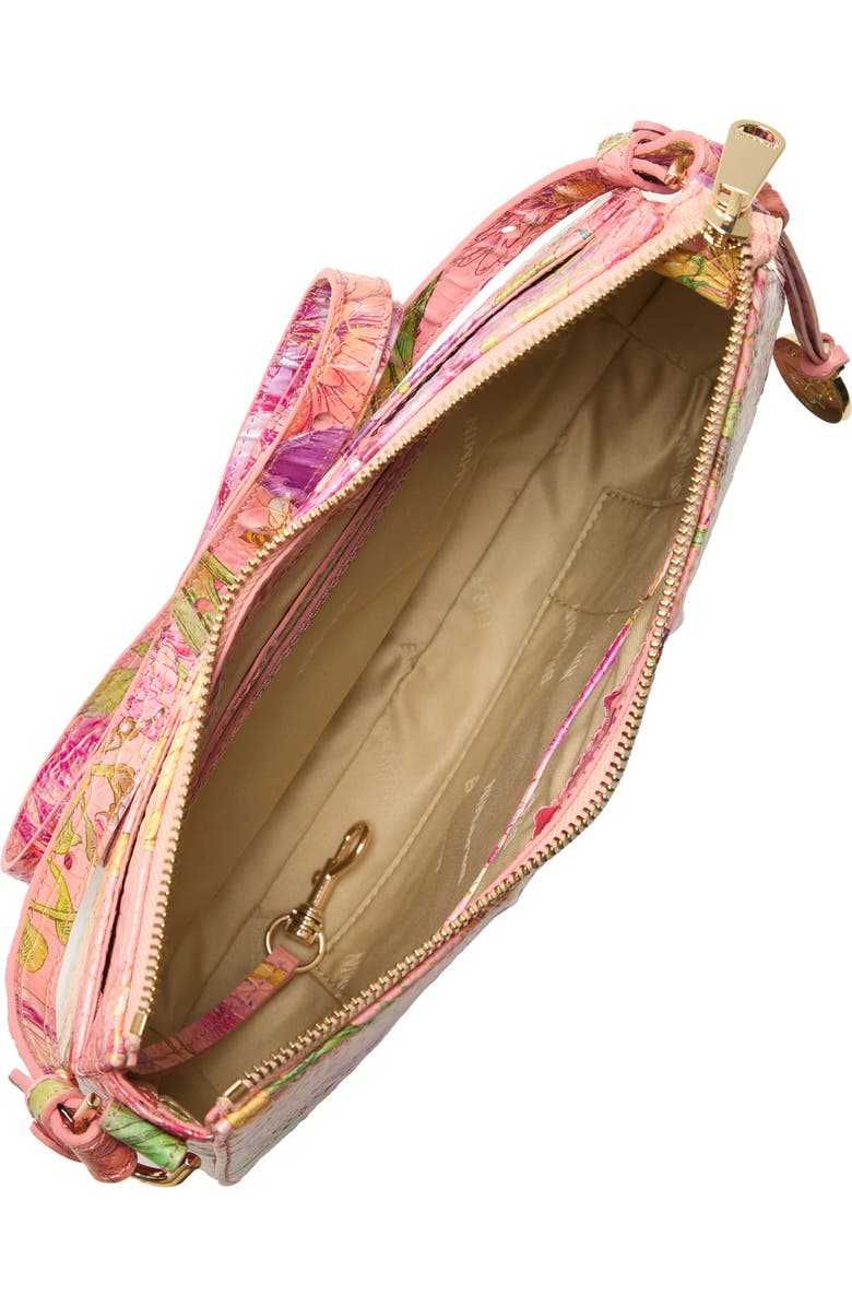 Brahmin Shayna Croc Embossed Leather Crossbody Bag, Alternate, color,