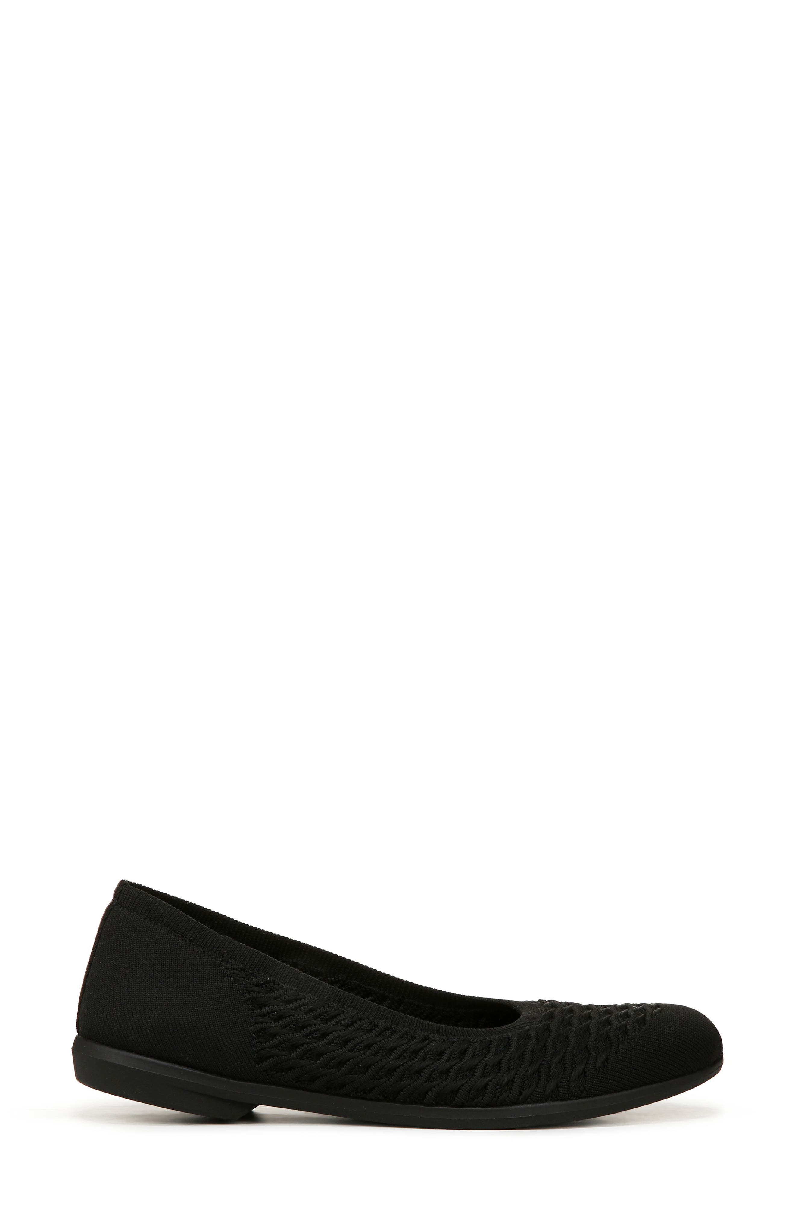 LifeStride Khloe Knit Ballet Flat, Alternate, color, Black
