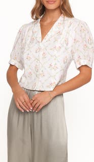 Petal & Pup Steele Button Front Top