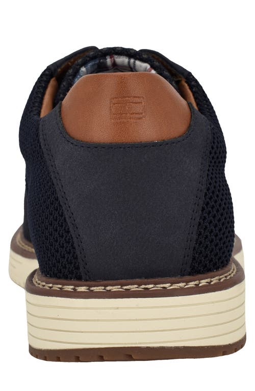 Tommy Hilfiger Hiser Knit Derby In Dark Blue