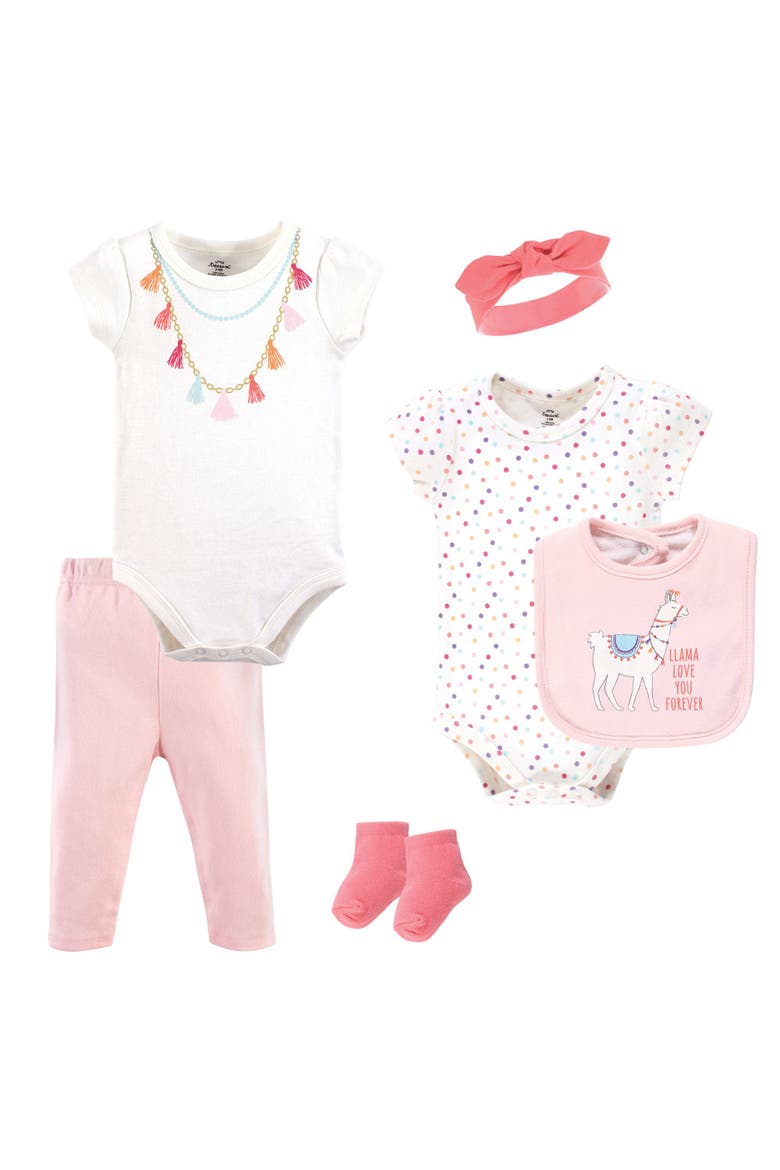 Layette Multi-Piece Layette Set, Main, color, Llama Love