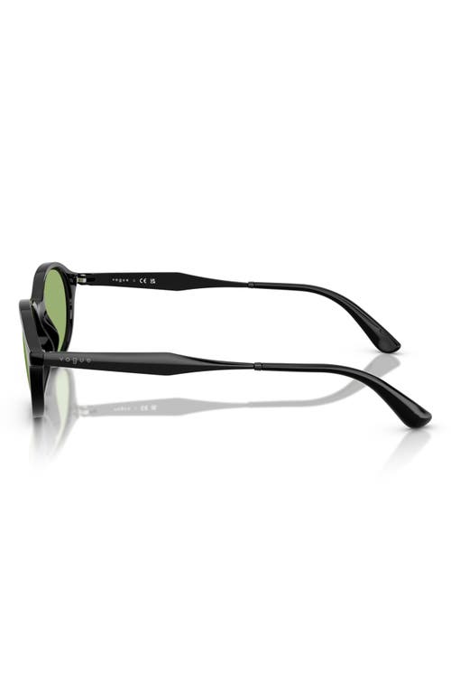 Vogue Nylon Vo5625s Oval Sunglasses In Black