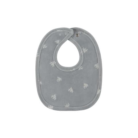 Velour Leaf Pattern Collection - Bib