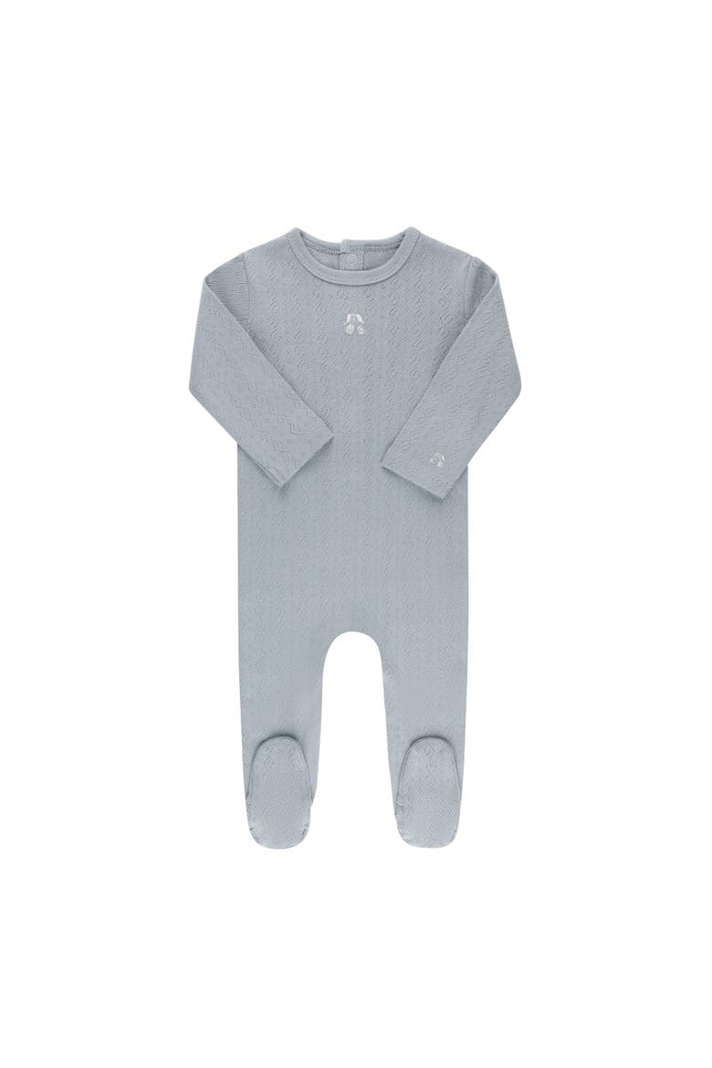 Squiggle Pointelle Collection - Footie, Main, color, Blue