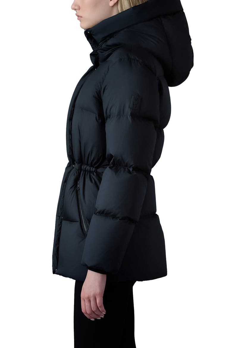 Freya-SW Water Repellent 750 Fill Power Down Puffer Jacket, Alternate, color, BLACK