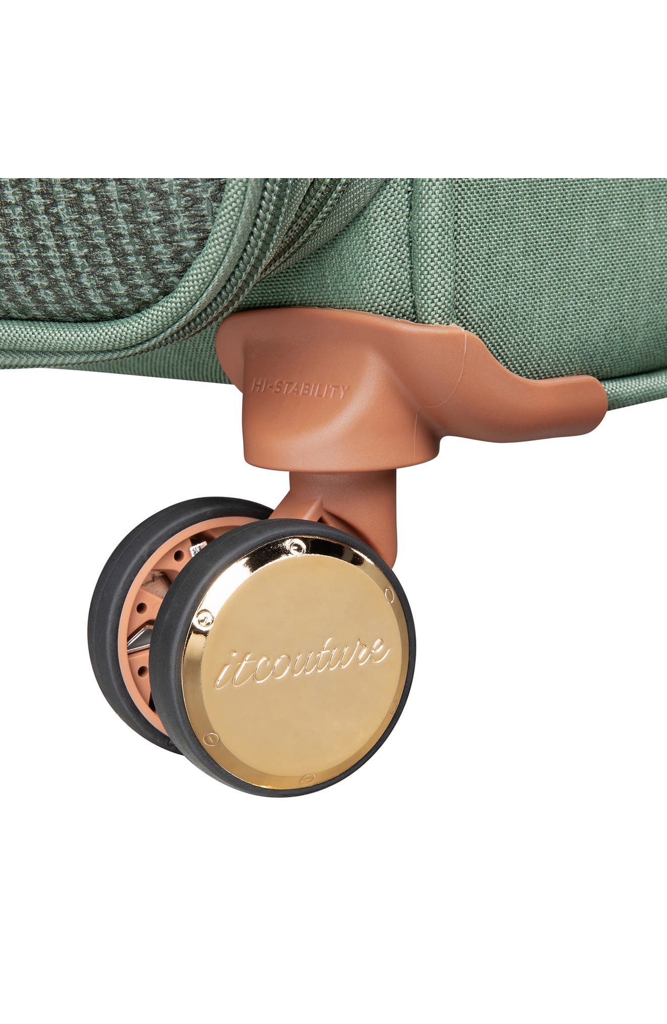 IT COUTURE Odelia 32-Inch Soft Shell Spinner Suitcase, Alternate, color, Green Tea