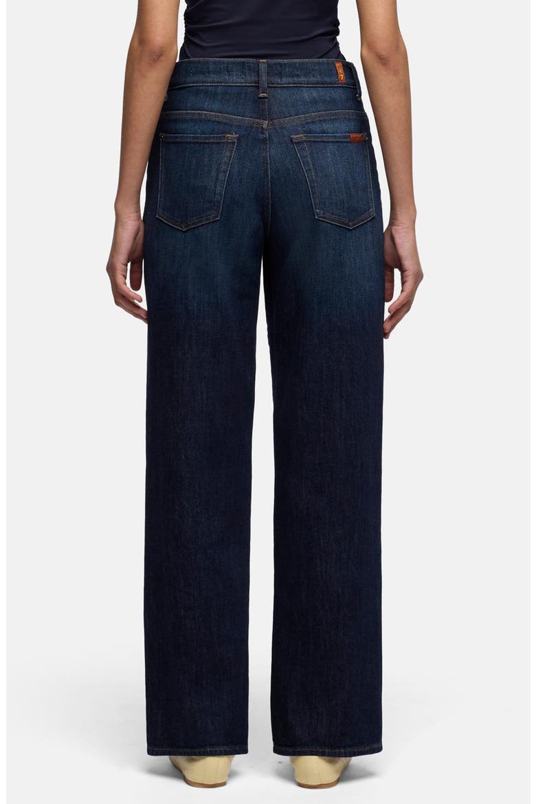 Stovepipe High Waist Straight Leg Jeans, Alternate, color, DEEP SEA