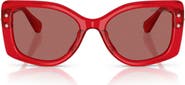 Swarovski 54mm Pillow Sunglasses