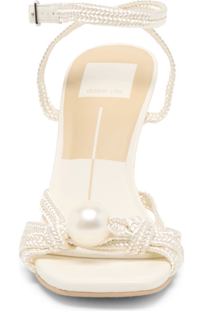 Dolce Vita Helle Faux Pearl Ankle Strap Sandal, Alternate, color,