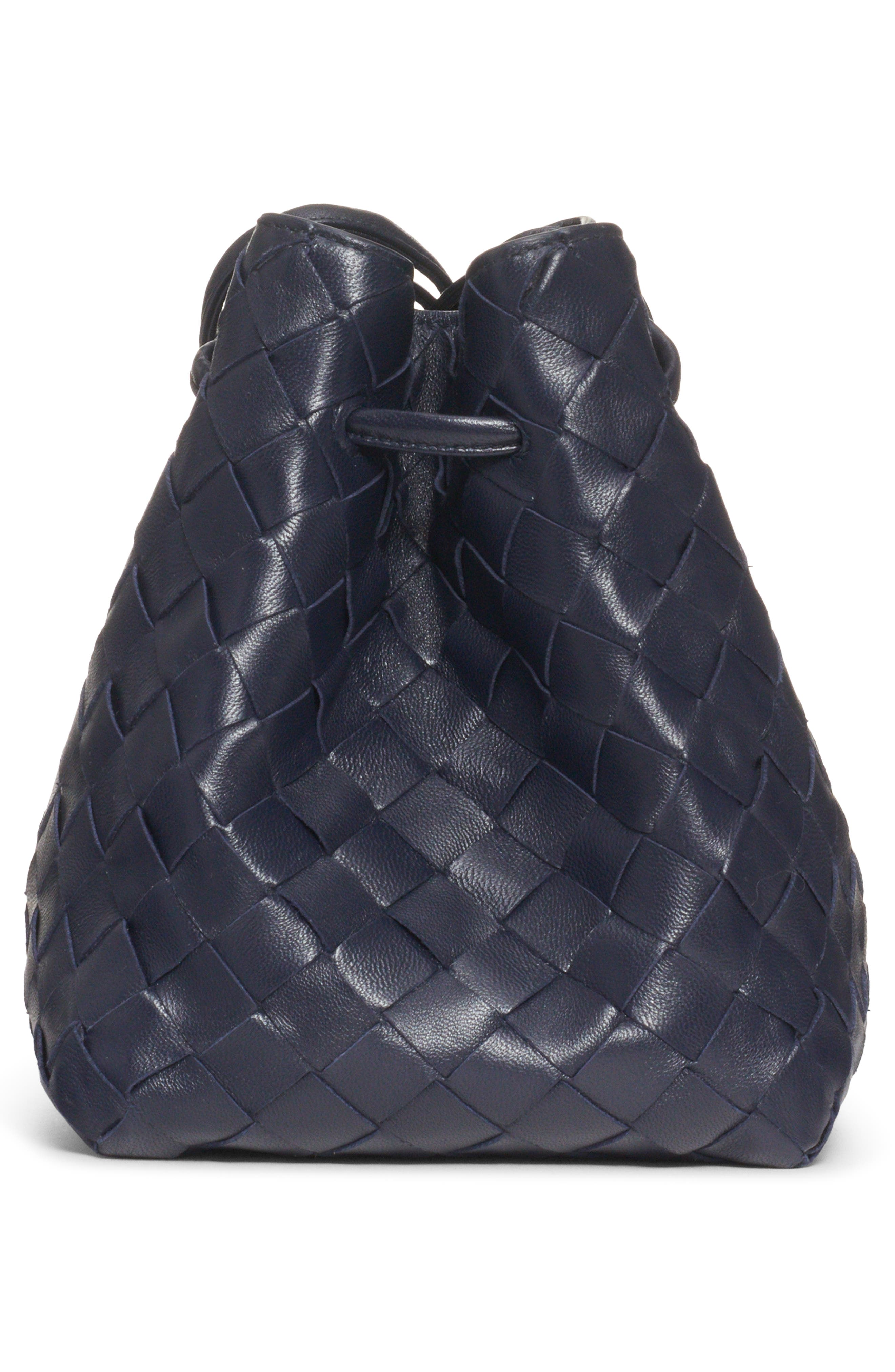 Bottega Veneta Intrecciato Leather Bucket Bag, Alternate, color, 
