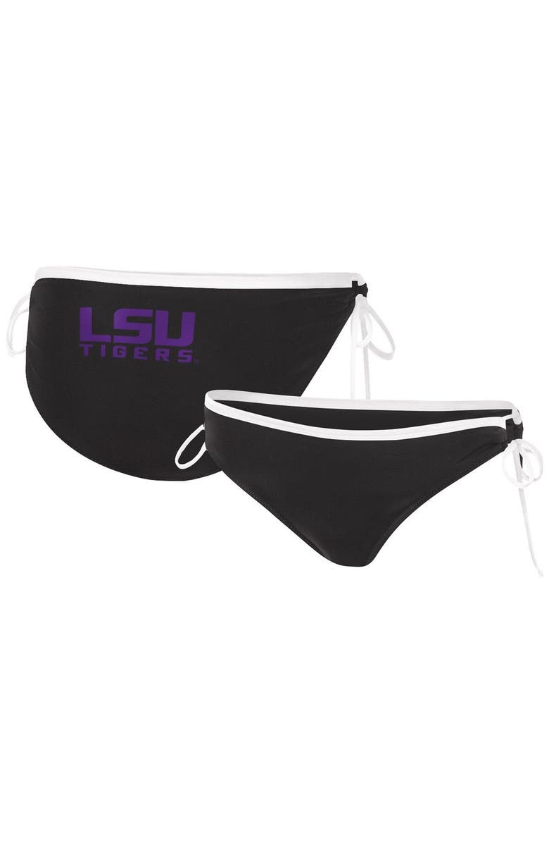 G-III 4HER BY CARL BANKS Women's G-III 4Her by Carl Banks Black LSU Tigers Perfect Match Bikini Bottom, Main, color,
