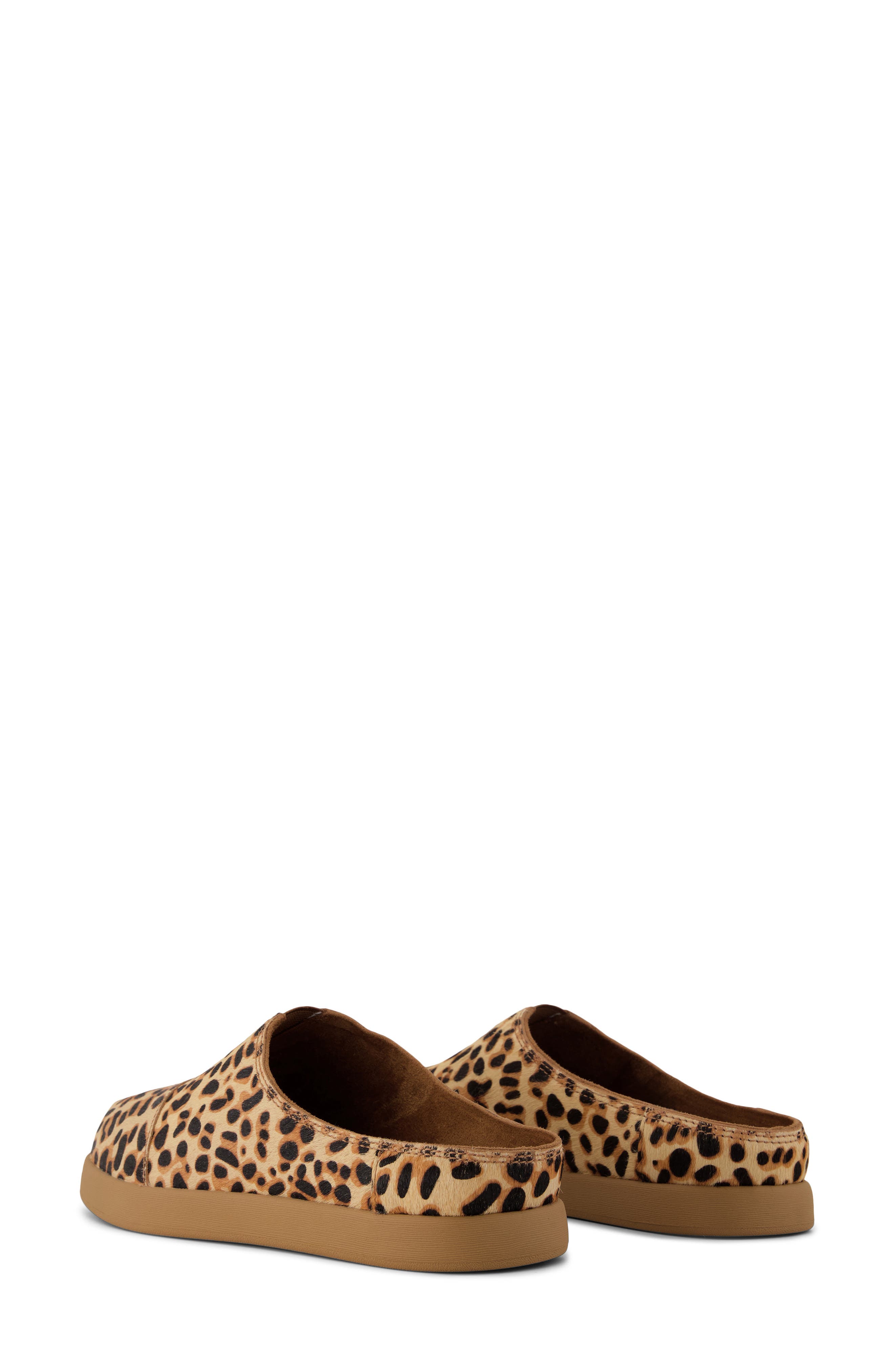Alpeas Faux Fur Lined Leather Slip-On Shoe, Alternate, color, MEDIUM BROWN