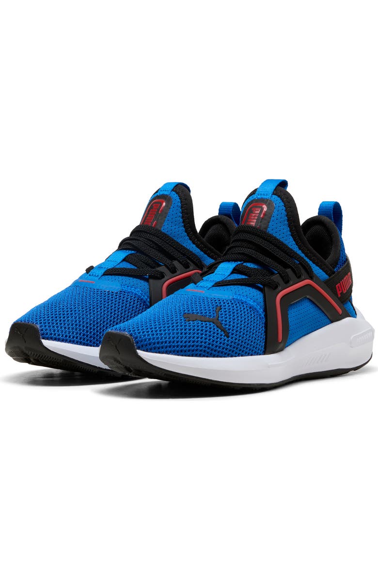 PUMA Kids' Softride Enzo 5 Sneaker, Main, color, Puma Team Royal/ Black/ Red