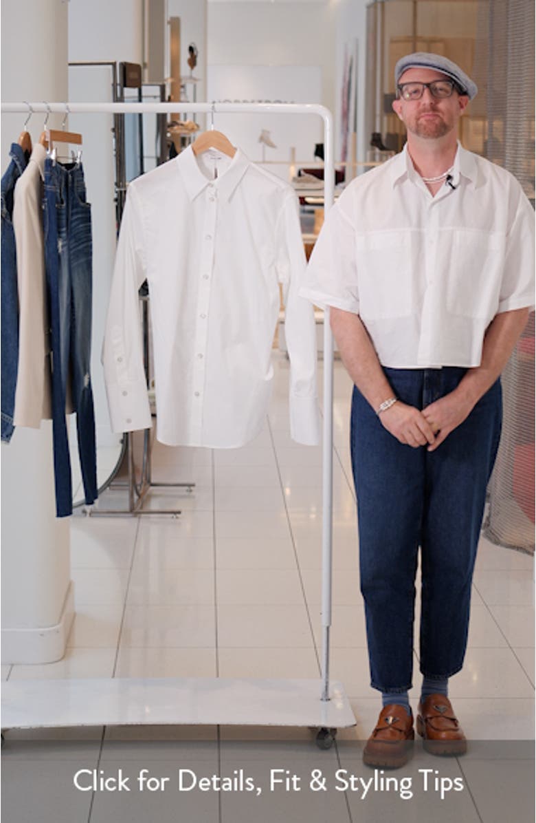 Open Tie Back Cotton Shirt, sales video thumbnail