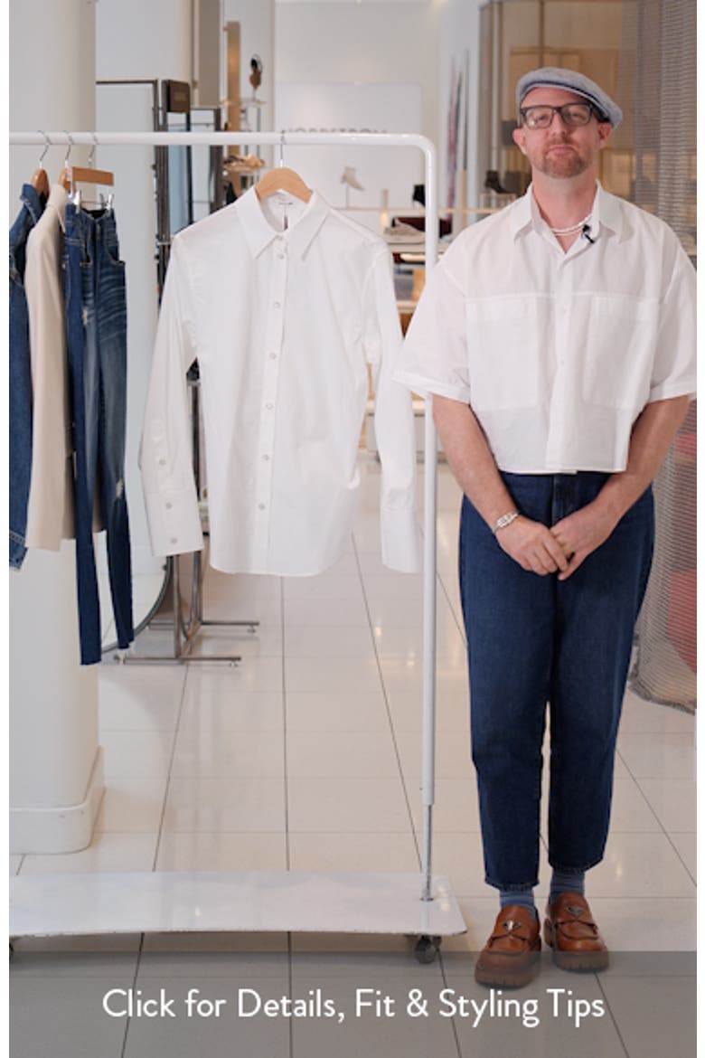 Open Tie Back Cotton Shirt video
