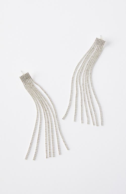 Rubi Shoes Mid Charm Earring In Up Diamante Drop