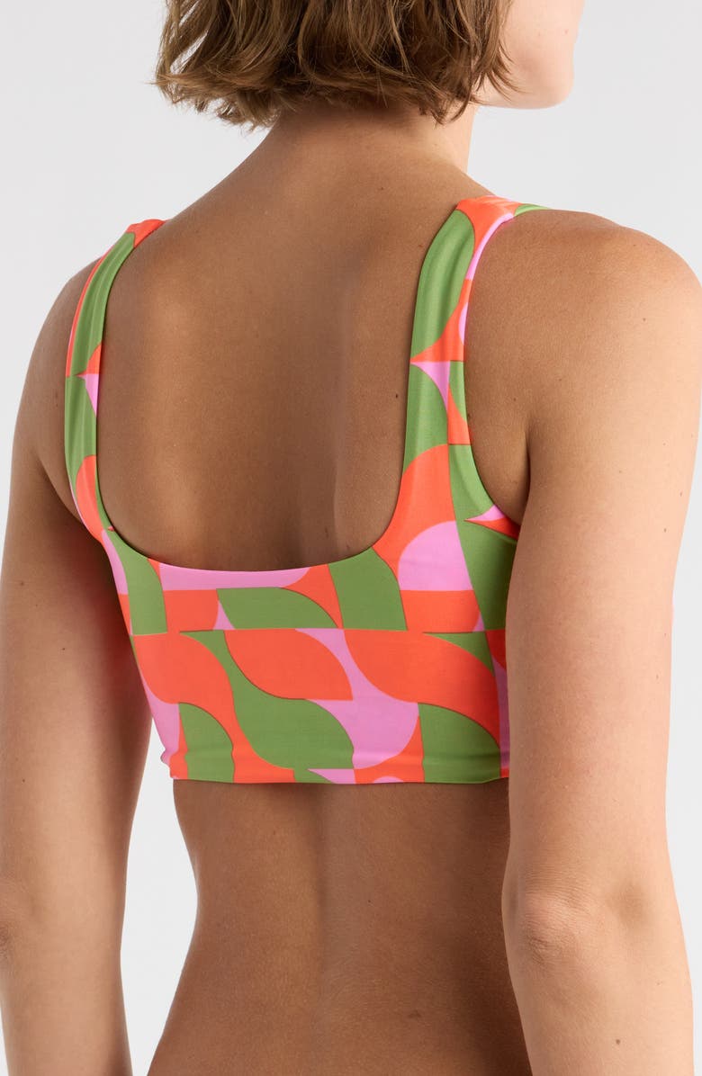 Maaji Izzy Reversible Bikini Top, Alternate, color, Pink