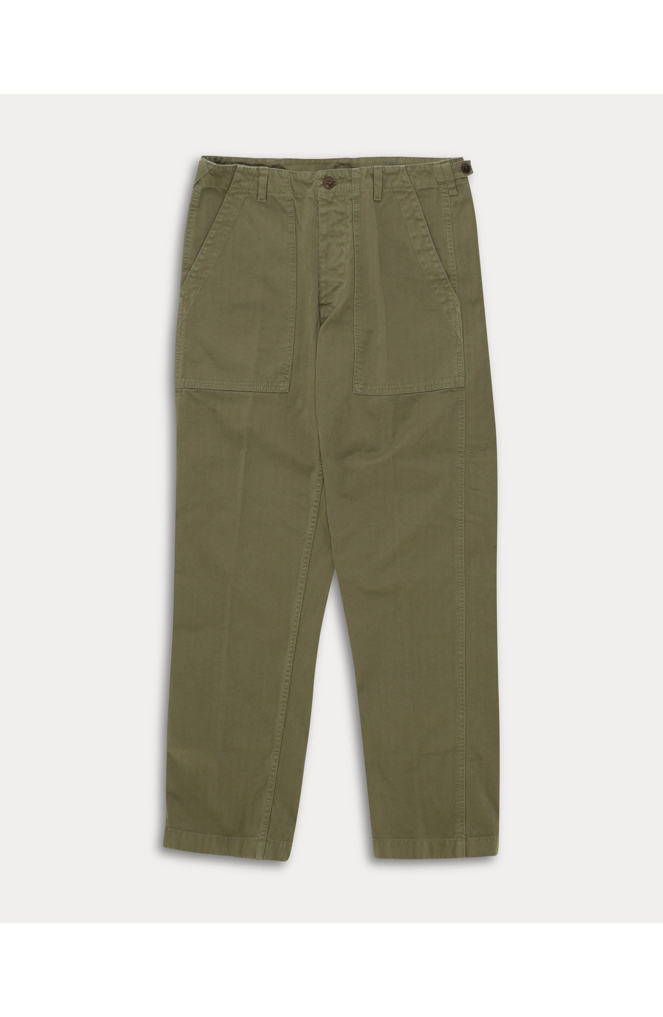 Newfatigue Herringbone Cotton Trousers - image 3