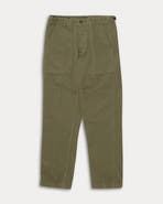 Fortela Newfatigue Herringbone Cotton Trousers
